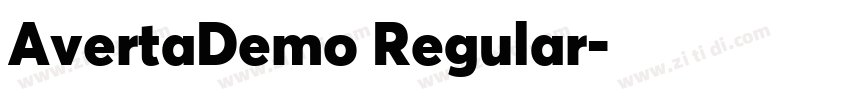 AvertaDemo Regular字体转换